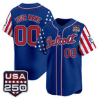 Custom Detroit Tigers America 250 Edition Vapor Premier Limited Royal BFRAILEY Stitched Jerseys