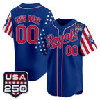 Custom Kansas City Royals America 250 Edition Vapor Premier Limited Royal BFRAILEY Stitched Jerseys