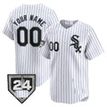Custom Chicago White Sox 2024 Spring Training Patch Vapor Premier Limited Jersey ¨C White BFRAILEY