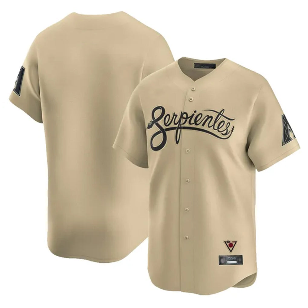 Arizona Diamondbacks Tan BFRAILEY City Connect Limited Home Game Blank Player Stitched Jerseys