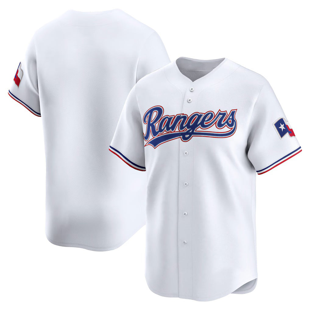 Texas Rangers White BFRAILEY Home Limited Jersey