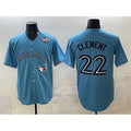 Toronto Blue Jays #22 Ernie Clement Royal BFRAILEY 2025 World Series Cool Base Stitched Jersey