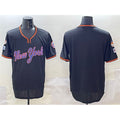 New York Mets Blank Black BFRAILEY 2025 Spring Training Stitched Jersey