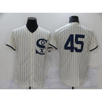 Chicago White Sox #45 Michael Jordan 2021 Cream Navy BFRAILEY Field of Dreams Flex Base Stitched Jersey