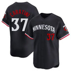 Minnesota Twins #37 Victor Caratini Player Navy BFRAILEYHome Limited Stitched Jerseys