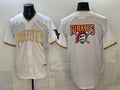 Pittsburgh Pirates Team Big Logo White BFRAILEY 2026 City Connect Stadium Stitched Jersey