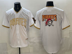 Pittsburgh Pirates Team Big Logo White BFRAILEY 2026 City Connect Stadium Stitched Jersey