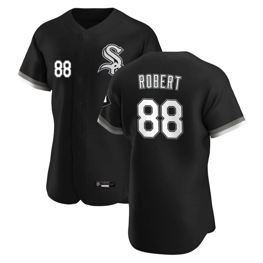 Chicago White Sox #88 Luis Robert Jr Player Black BFRAILEY Limited Elite Home Stitched Jerseys