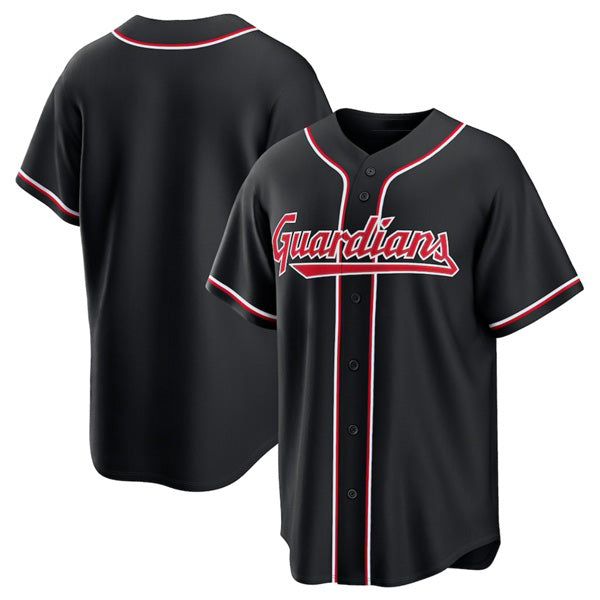 Cleveland Guardians Blank 2026 Black BFRAILEY Out Stitched Jersey