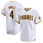 San Diego Padres #4 Blake Snell White BFRAILEY 2024 Home Limited Stitched Jersey