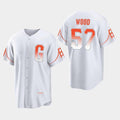 San Francisco Giants #57 Alex Wood White BFRAILEY 2021 City Connect Jersey
