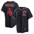 Cleveland Guardians #4 Brayan Rocchio Player Navy BFRAILEY Home Game Stitched Jerseys