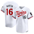 Minnesota Twins #16 Austin Martin Player White BFRAILEYHome Limited Stitched Jerseys
