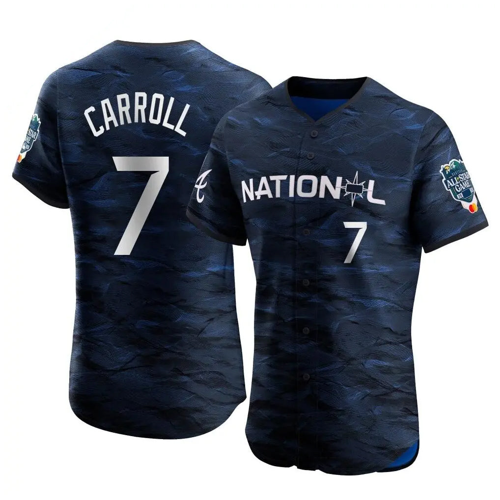 Arizona Diamondbacks #7 Corbin Carroll Player Royal BFRAILEY Limited Elite National League Game All-Star Stitched Jerseys