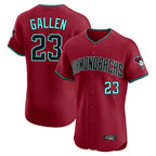 Arizona Diamondbacks #23 Zac Gallen Player Red BFRAILEY Limited Elite Home Game Stitched Jerseys