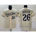 Minnesota Twins #26 Max Kepler Cream BFRAILEY Flex Base Stitched Jersey