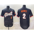 San Francisco Giants #2 Willy Adames Anthracite BFRAILEY 2025 City Connect Limited Stitched Jersey