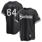 Chicago White Sox #64 Shane Smith Player Black BFRAILEY City Connect Home Game Stitched Jerseys