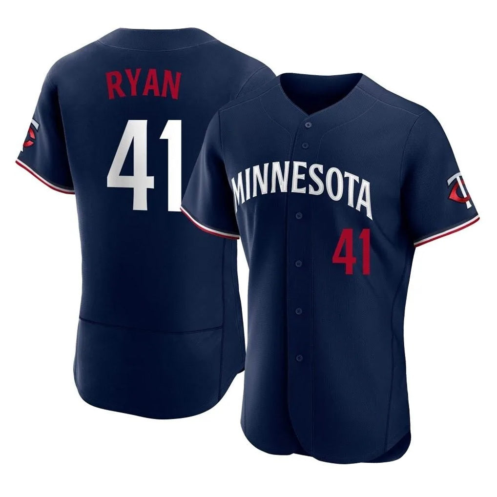 Minnesota Twins #41 Joe Ryan Player Navy BFRAILEYReplica Home Limited Elite Stitched Jerseys