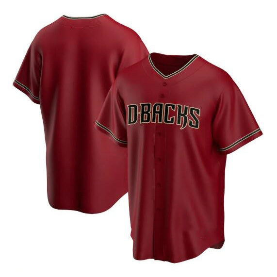 Arizona Diamondbacks Blank Red BFRAILEY Cool Base Stitched Jersey