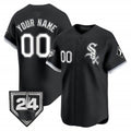 Custom Chicago White Sox 2024 Spring Training Patch Vapor Premier Limited Jersey ¨C Black BFRAILEY