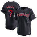 Cleveland Guardians #7 George Valera Player Navy BFRAILEY Limited Home Game Stitched Jerseys