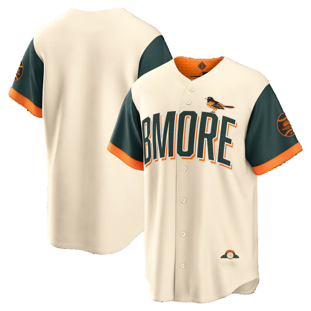 Baltimore Orioles Natural BFRAILEY 2026 City Connect Stadium Jersey