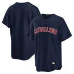 Cleveland Guardians Blank Player Navy BFRAILEY Game Home Stitched Jerseys