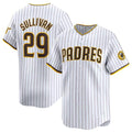 San Diego Padres #29 Brett Sullivan White BFRAILEY 2024 Home Limited Stitched Jersey