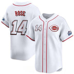 Cincinnati Reds #14 Pete Rose White BFRAILEY 2025 Speedway Classic Home Limited Stitched Jersey