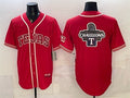 Texas Rangers Team Big Logo Red BFRAILEY 2026 City Connect Stadium Stitched Jerseys