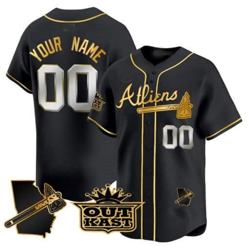 Custom Atlanta Braves Atliens Vapor Premier Limited Jersey V2 ¨C Black BFRAILEY
