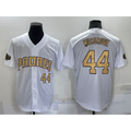San Diego Padres #44 Joe Musgrove Number White BFRAILEY 2022 All Star Stitched Cool Base Jersey