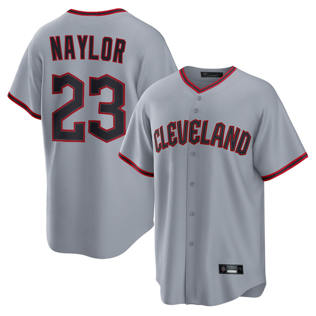 Cleveland Guardians #23 Bo Naylor Player Gray BFRAILEY Home Game Stitched Jerseys