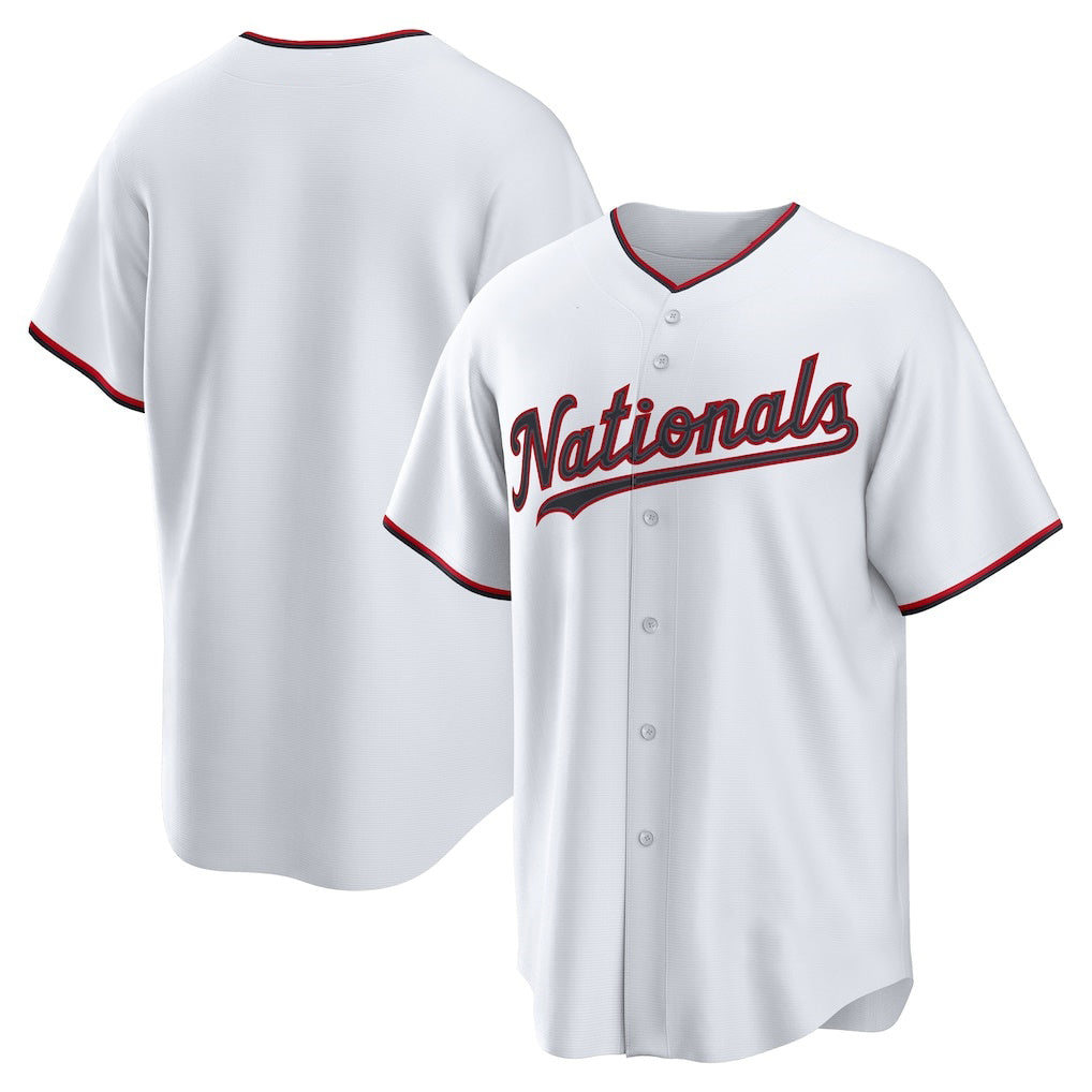 Washington Nationals White BFRAILEY Home Replica Jersey