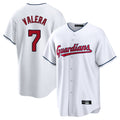 Cleveland Guardians #7 George Valera Player White BFRAILEY Home Game Stitched Jerseys