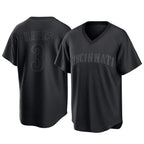 Cincinnati Reds #3 Ke'Bryan Hayes Player Black BFRAILEY T-shirt Game Home Stitched Jerseys