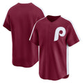 Philadelphia Phillies Maroon BFRAILEY Throwback Cooperstown Collection Limited Jersey