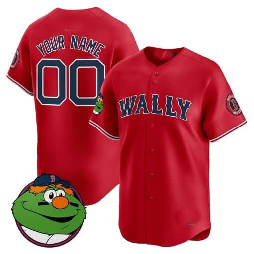 Custom Boston Red Sox Wally Vapor Premier Limited Jersey ¨C Red BFRAILEY