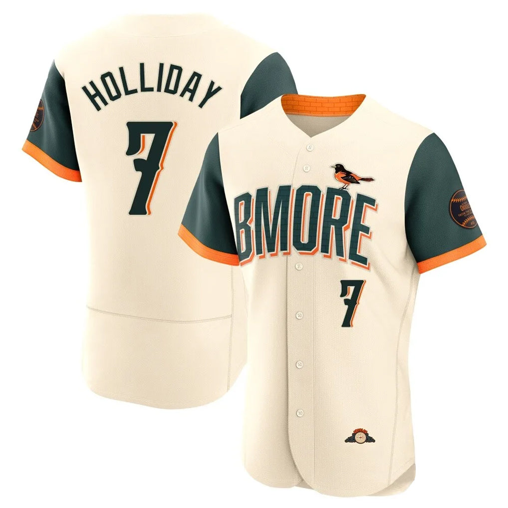 Baltimore Orioles #7 Jackson Holliday Player Cream BFRAILEY 2026 City Connect Limited Elite Home Game Stitched Jerseys