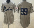 New York Yankees #99 Aaron Judge Grey BFRAILEY Without Name Limited Jersey