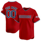 Custom Cleveland Guardians Active Player Red BFRAILEY Alternate Limited Stitched Jersey