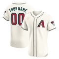 Custom Arizona Diamondbacks 2024 Flex Base Jersey ¨C Cream BFRAILEY