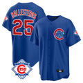 Chicago Cubs #25 Moises Ballesteros Player Royal BFRAILEY 150th Anniversary Home Game Stitched Jerseys