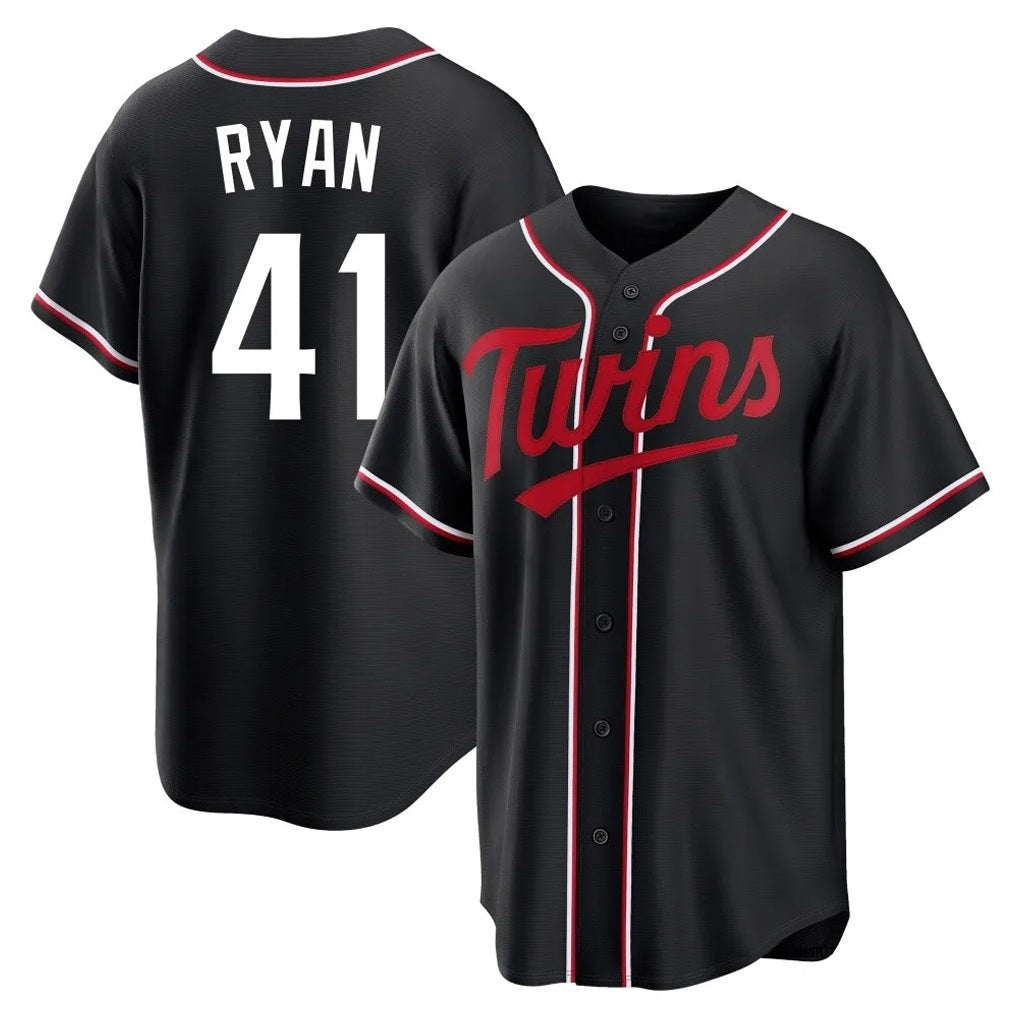 Minnesota Twins #41 Joe Ryan Player Black BFRAILEYFashion Out Home Limited Stitched Jerseys