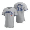 Toronto Blue Jays #26 Matt Chapman Grey BFRAILEY Flex Base Stitched Jersey
