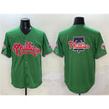Philadelphia Phillies Team Big Logo Green BFRAILEY Phanatic Limited Stitched Jersey