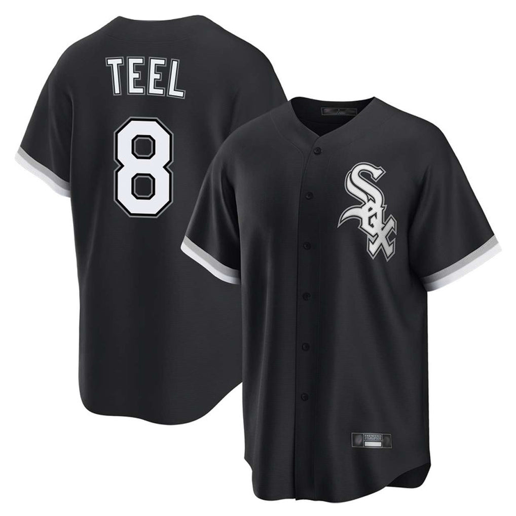 Chicago White Sox #8 Kyle Teel Player Black BFRAILEY Home Game Stitched Jerseys