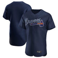 Atlanta Braves Navy BFRAILEY Alternate Limited Elite Home Game Blank Player Stitched Jerseys