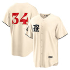 Texas Rangers #34 Nolan Ryan Cream BFRAILEY 2023 City Connect Cool Base Stitched Jersey